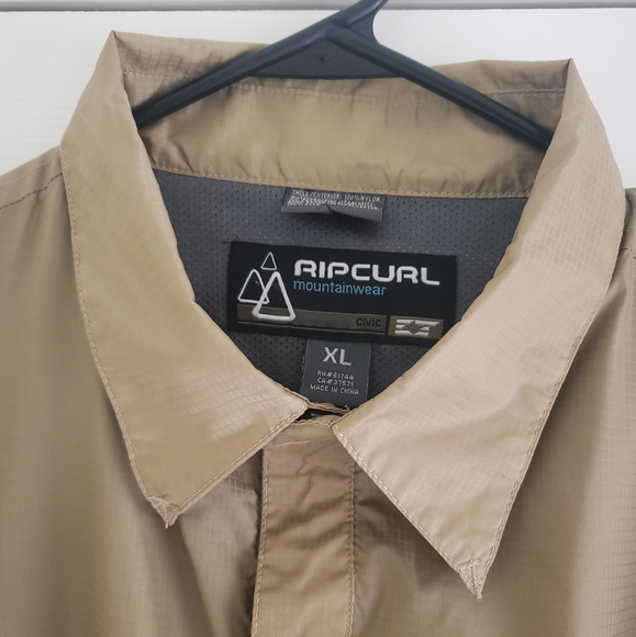 Rip Curl Mountainwear Civic Jacket Sz XL Vintage Snowboarding Spring Jacket - Picture 8 of 10